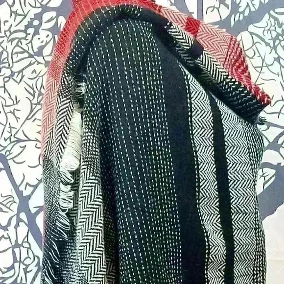 MERONA Womans Scarf REVERSIBLE Hajib Shoulder Rectangle Wrap 76 x 28" - Picture 4 of 8